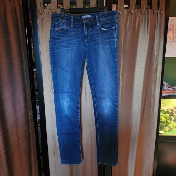 PAIGE Blue Jeggings with Classic Denim Appeal - Picture 1 of 5